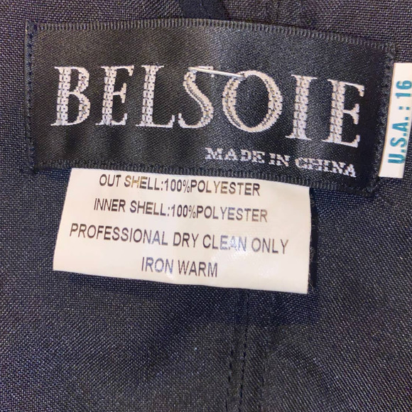 Vintage 90s Y2k Belsoie Draped Slinky Off Shoulder Maxi Evening Dress size 14 - Picture 9 of 10